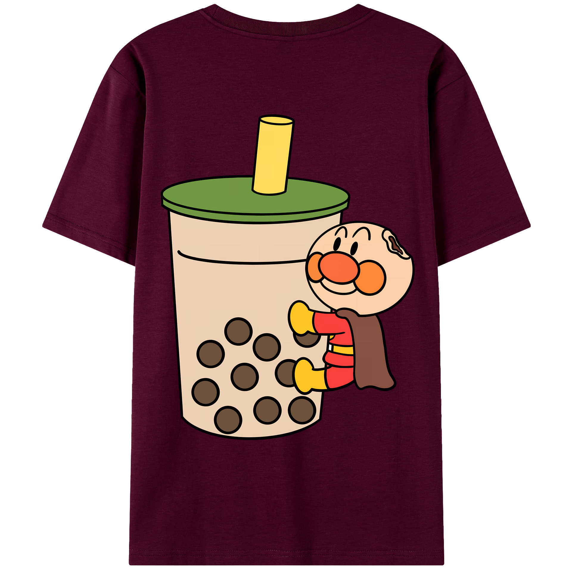 （画像用） アンパンマン Anpanman レディース半袖Tシャツ(バックプリント)